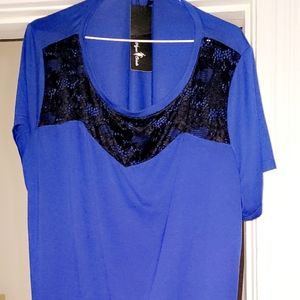 Blue blouse